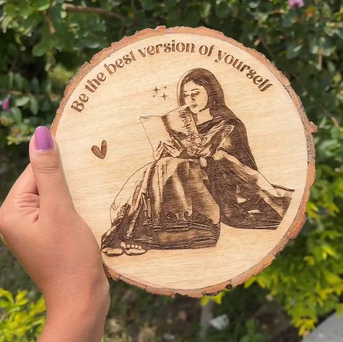 💝 NATURAL WOOD PHOTO FRAME